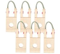 ifundom 6pezzi Staffe Albero in Legno Per Accordatura Piano Accessori Manutenzione Tasti Componenti Rettifica Strumenti Pianoforte Con Bordi Lisci e Design Compatto