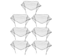 ifundom 7 Pezzi Rete per Chioma Triangolare in Poliestere per Donne, per | Nero, Uso Domestico e Sleep Styling, Riutilizzabile Fit Confortevole