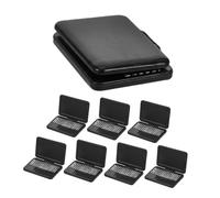 ifundom 8 Pezzi Mini Laptop per Casa delle Bambole Computer Pieghevoli in Miniatura Accessori Giocattolo per Giochi di Ruolo Educazione Precoce e Stimolo