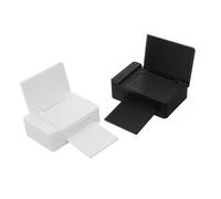 ifundom 8 Tiny Office Accessories For Dollhouse Decor Realistic Desk Printers For Role Playing Fun Miniature Workspaces