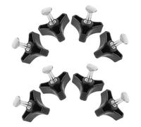 ifundom 8pezzi Maniglia per Tosaerba Pomello Triangolare Bulloni e Dadi Ad Alette Inclusi Parti di Ricambio per Manutenzione del Giardino Forniture per Tosaerba