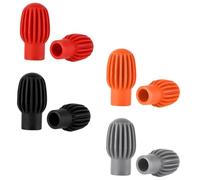 ifundom 8pezzi Smorzatori Per Bacchette Silicone Colorati Riduzione Rumore Per Pratica Batteria Accessori Per Insegnanti e Principianti Mute Efficaci Per Esercizi Silenziosi