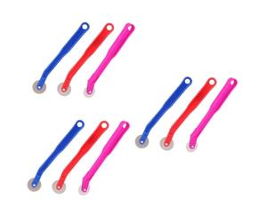 ifundom 9 Pezzi Set da 3 Ruote Distanziatrici per Tessuti Rotella per Tracciare Pelle e Stoffa, Strumento per Cucito su Misura Marcatori a Punti, per Artigianato e Sartoria