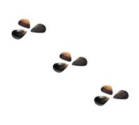 ifundom 9pezzi Plettri Per Chitarra Guscio Naturale Plettri Neri Vera Madreperla Di Pz Per Chitarra e Ukulele Suono Autentico e Mellow
