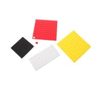 ifundom Adesivi Braille in Silicone Punti Rialzati, 4 Misure, Autoadesivi | Forme Assortite, Alto Contrasto, per Pulsanti e Porte in Ambienti Residenziali e Lavorativi