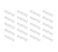 ifundom Astuccio per Penne a Sfera in Plastico Colore Assortito da 20 Pezzi Design a Piastra Fissa, Facile da Organizzare e Trasportare per Casa e Ufficio
