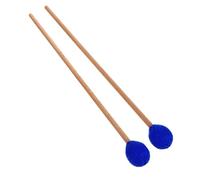 ifundom Bacchette per Marimba Blu Testa a Funghi in Materiale Sintetico, Suono Definito e Comfort al Colpo, per Xilofono e Strumenti a Percussione