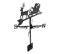 ifundom Banderuola Decorativa in Metallo per Giardino Banderuola Direzionale in Metallo Indicatore di Direzione del Vento Paletto da Giardino per Prato