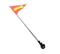 ifundom Bandiera di Sicurezza per Kayak con Asta in Acciaio Inossidabile Resistente e Design Portatile 153x28 Cm per Escursioni e Sport Acquatici in Barca Piccola