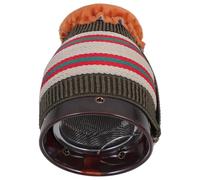 ifundom Barattolo per Moxibustione in Materiale Refrattario Doppio Strato Portatile con Manico, Dispositivo senza Fumo per Massaggio e Raschiamento, Attrezzatura per Moxibustione