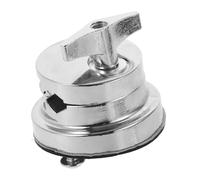 ifundom Base per Gambe Tamburo in Lega di Zinco Argento, Supporto Stabile e Facile da Trasportare, Accessori per Basi di Batteria, Adatto a Strumenti da Percussione