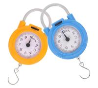 ifundom Bilancia Digitale Portatile a Molla con Gancio Mini Bilancia da Viaggio per Bagagli e Pesce Set 2 Pezzi in Plastica e Metallo Colori Vivaci per Uso Domestico e Spedizioni