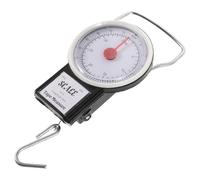 ifundom Bilancia Pesa Valigie Portatile Gancio in Plastico e Ferro, Capacità 35kg, Alta Precisione per Viaggio e Pesca, Scala Manuale Versatile e Compatta