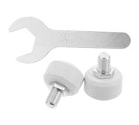 ifundom Blocchi Freno Regolabili in Gomma per Pattini a Rotelle 4 Ruote Set 2 Pezzi con Chiave per Pattinaggio Indoor e Outdoor Protezione Dita e Arresto Rapido per Principianti e