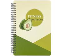 ifundom Blocco Note per Agenda degli Allenamenti A5 Quaderno a Spirale Leggero per Pianificazione Esercizi Fitness e Dieta Taccuino per Gestione Salute Trasportabile per Colore Casuale