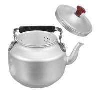 ifundom Bollitore in Alluminio Filtro Vintage 1 Litro, Teiera Portatile per Ristoranti e Campeggio, Design Classico e Capacità Grande