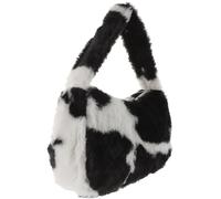 ifundom Borsa Morbida Peluche Piccola a Spalla Donna Stile Coreano | Poliestere Leggero, Uso Weekend e Spiaggia, Design Semplice ed Elegante