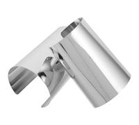 ifundom Bracciale Rigido Largo Aperto in Metallo Argento da 2 Pezzi Bracciali Rigidi Spessi Polsino per Donna Gioielli per Spettacoli Festival e Feste