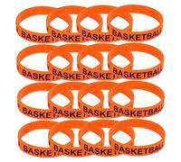 ifundom Bracciale Sportivo in Silicone Stampato 50 Fascia Antisudore per Basket Braccialetti per e Allenamenti