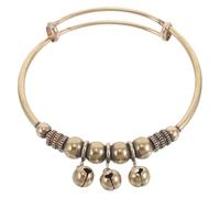 ifundom Bracciale Vintage in Rame Regolabile Unisex con Campanelli Fatti a Mano, Resistente a Usura e Deformazione, per Occasioni Speciali e Uso Quotidiano