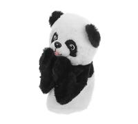 ifundom burattini a mano giocattoli per animali lussuosi giocattolo burattino a mano burattini per marionetta panda Puppetti a mano marionetta per raccontare storie Peluche Nero