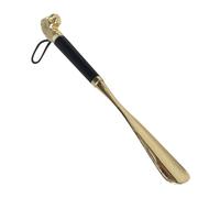 ifundom Calzascarpe in Metallo Manico Lungo Forma Di Capo Leonino, Resistente e Stabile, Adatto Per Anziani, Uomini e Donne, Accessorio Pratico Per Facilitare La Calzata Delle Scarpe