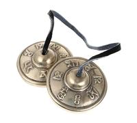 ifundom Campana Di Meditazione Rame Per Yoga Strumento Di Percussione Artigianale Per Pratiche Spirituali e Riti Religiosi Accessorio Per Meditazione e Benessere
