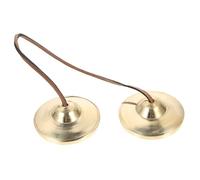 ifundom Campana per Piatti in Rame Ritmico Campana per Piatti per Meditazione per Yoga Retrò Strumento Percussione Religioso