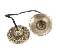 ifundom Campana Tibetana Rame Per Meditazione Strumento Musicale Per Yoga e Relax Design Artigianale Suono Armonico e Positivo Ottima Per Iniziare La Pratica Meditativa
