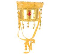 ifundom Cappello Imperiale Dorato in Plastico per Spettacoli Teatrali e Cosplay, Accessorio Elegante da Gioco di Ruolo per Famiglia e Amici