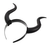 ifundom Cerchietto Corna da Diavolo Halloween in Materiale Resistente Accessorio per Chioma Gotico Corno Realistico Copricapo per Travestimenti Cosplay Femminili per Feste e Eventi a