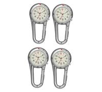 ifundom Cinturino Per Orologio Con Fibbia Posteriore Fluorescente E Quadrante In Acciaio Inossidabile Color Argento