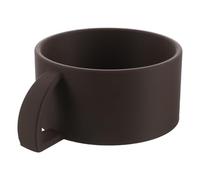 ifundom Ciotola per Sapone da Barba Manico in Pla 3D Marrone Tazza da Viaggio per Schiuma Densa Uomo Uso Quotidiano Rasatura Liscia