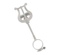 ifundom Clip per Clarinetto Portatile in Metallo Argento, Morsetto per Libri di Spartiti e Note, Accessorio Pratico per Strumenti a Soffio, per Esecuzioni e Prove