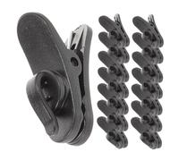 ifundom Clip per Microfono da Bavero 15 Pezzi, Morsetto per Cavo Microfono Compatto e Resistente, Clip per Filo Auricolari da Abbigliamento, per Conferenze e Registrazioni