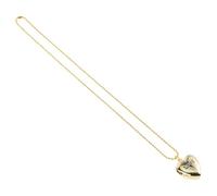 ifundom Collana Vintage con Orologio da Tasca Forma di Cuore in Lega Dorata Medaglione Passione per Ragazze e Bambine Gioiello Resistente per Uso Quotidiano