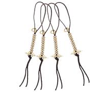 ifundom Contatore di Perline Buddista in Ottone Resistente 2 Pezzi Conta-Dita Portatile per Preghiera e Meditazione Strumento Compatto per Canti e Conta-Preghiere Tasbih