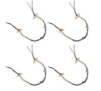ifundom Contatore di Preghiera in Ottone 2 Pezzi, Conta Perle da Dito Portatile per Meditazione Buddista, Accessorio Fai da Te per Canti e Pratiche Religiose