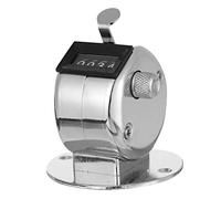 ifundom Contatore Meccanico Metallo con Base Strumento Tally Portatile per Statistiche e Controllo Display Facile Usare Design
