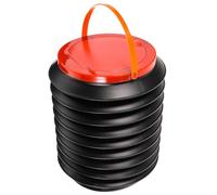 ifundom Contenitore d'Acqua Pieghevole 4L Manico Resistente e Coperchio, Secchio Portatile per Attività Outdoor come Campeggio e Pesca