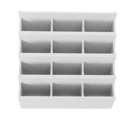 ifundom Contenitore in Pla 12 Scomparti Barba Porta Lamette da Bianco | Organizer Multicomparto, per Barber Shop e Casa, 4, 1x3, 9x1, 6 Pollici