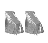 ifundom Copertura per Avvolgitubo da Giardino 2 Pezzi in Oxford 210d e Resistente Uv, con Coulisse Regolabile, Protezione per Carrello Porta-tubi Esterno, Dimensioni 66x63x88 Cm,