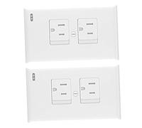 ifundom Copertura per Prese di Sicurezza a Muro per Ragazzo Ragazza, Set da 3 Piastre Protettive Autochiudenti Anti-scossa Elettrica, per Uso Domestico e Scolastico