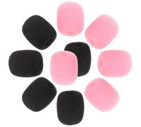 ifundom Coperture in Schiuma per Microfono 30 Pezzi, Parabrezza Antivento Morbido Riutilizzabile, Rivestimento Protettivo in Spugna Colorato per Microfono Auricolare, Accessori
