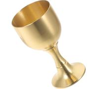 ifundom Coppa in Ottone Vintage per Vino e Tè, Leggera e Facile da Pulire, per Pranzi Formali e Riunioni Informali, come Regalo per Comunione e Oggetti Sacri Religiosi