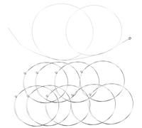 ifundom Corde per Chitarra Set da 10 Pezzi in Acciaio Inox 1a Corda E-1st per Chitarra Acustica ed Elettrica, Accessori Strumenti Musicali Resistenti per Viaggi