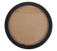 ifundom Cornice Rotonda in Legno da 14 Pollici per Ricamo a Punto Croce, Cornice da Parete Decorativa Nera per Esposizione di Ricami Finiti e Foto Artistiche