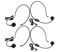 ifundom Cuffie Cablate Over-ear con Microfono Cablato Indossabile, Microfono a Condensatore Regolabile per Insegnamento e Canto, Auricolare Professionale con Connettore 5 Mm per PC