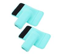 ifundom Cuscinetti per Impugnature Deambulatore e Sedia a Rotelle Antiscivolo Particelle Set 4 Pezzi Blu Lago Imbottiti per Comfort Pazienti Mobilità Ridotta Accessori per Stampelle e