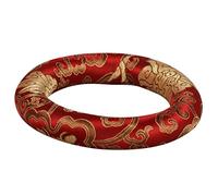 ifundom Cuscino Per Campane Tibetane Seta Rossa Cuscino Per Ciotola Da Canto Accessorio Per Meditazione Leggero e Facile Da Trasportare Design Elegante Per Uso Quotidiano